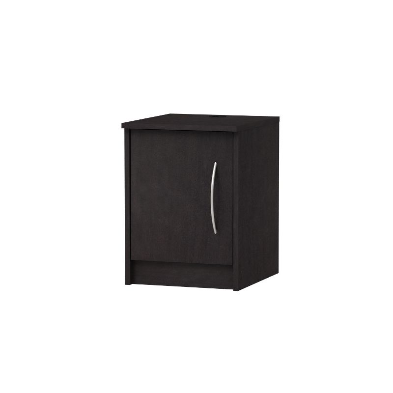 Addison 1 Door Nightstand Black/Brown - Loft 607