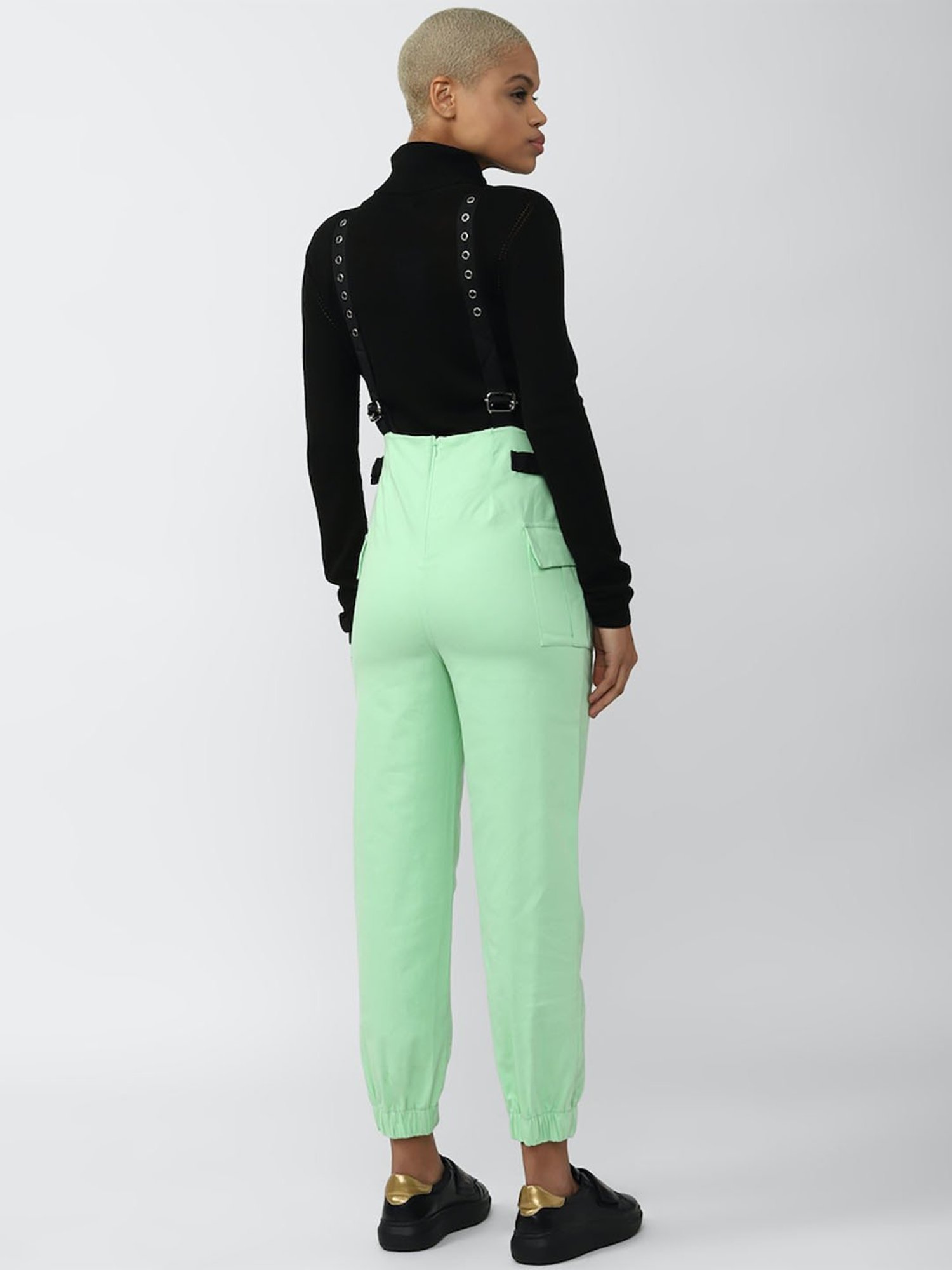 Forever 21 Mint Cotton Jumpsuit