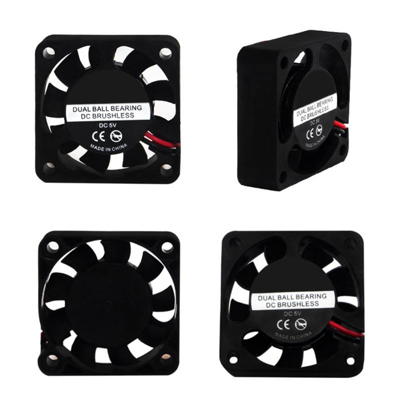 Cooling Fan Hydraulic Bearing Stable Performance Plastic Silent Heat Resistant Radiator Fan for Computer DC24V