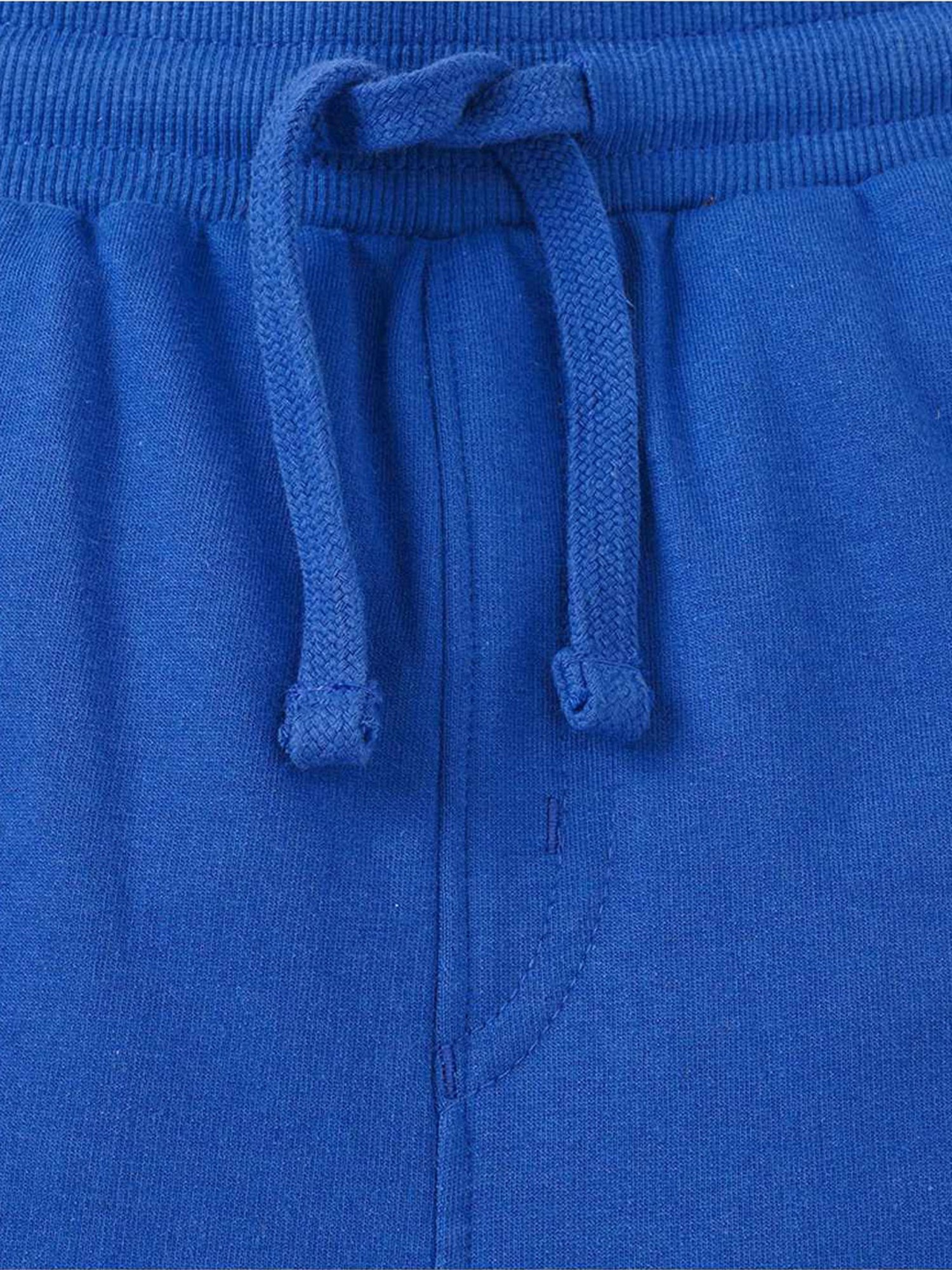 Edheads Kids Navy Cotton Printed Shorts