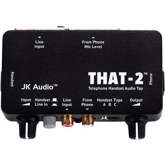 JK Audio THAT-2 Telephone Handset Audio Tap #THAT2