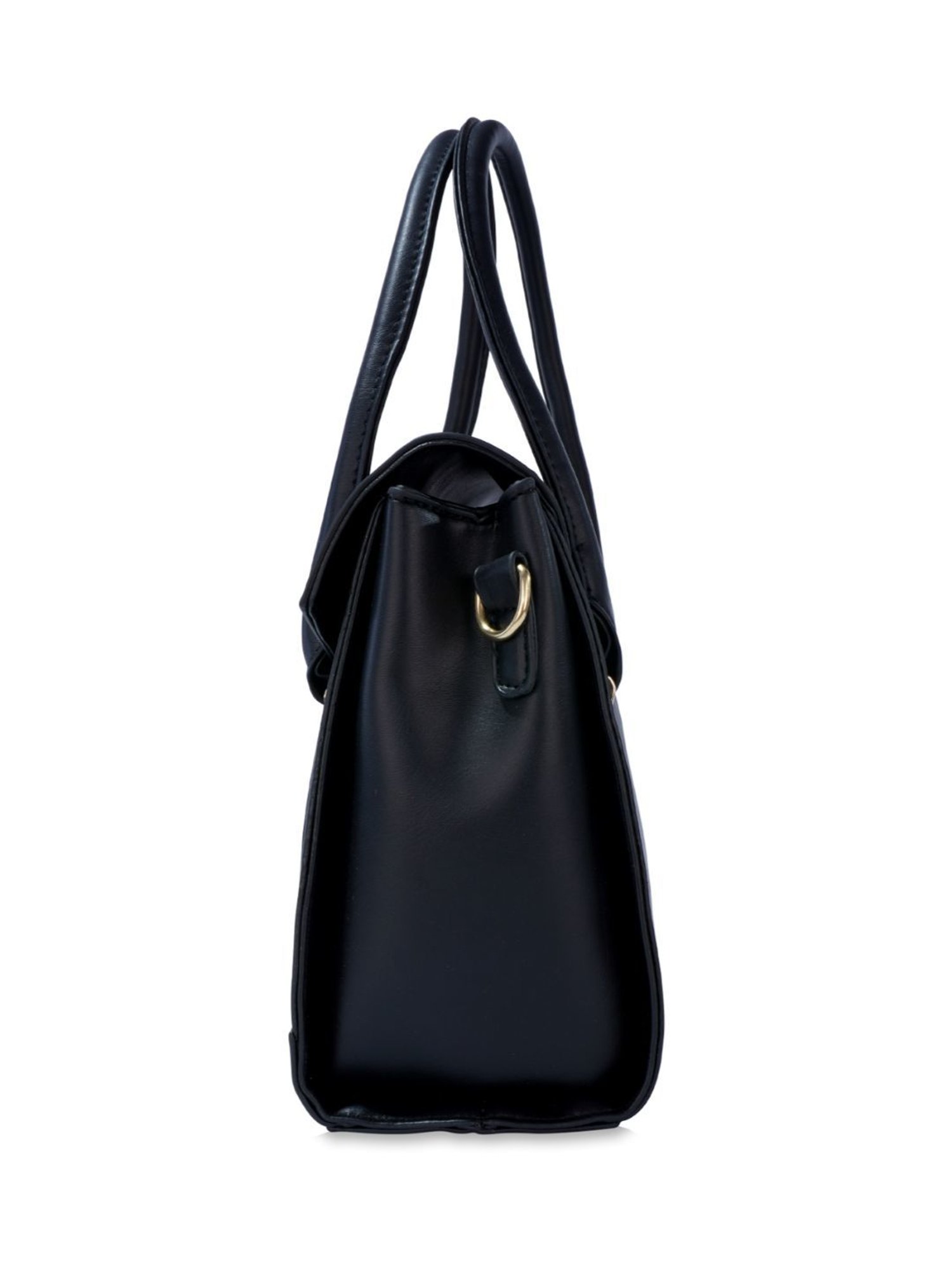 Luvoksi Black Animal Effect Large Satchel Handbag