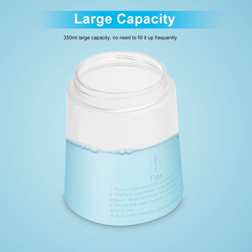 Motion Sensor Hands Free Touchless Liquid Shampoo Shower Gel Soap Foam Pump for Kitchen Bathroom