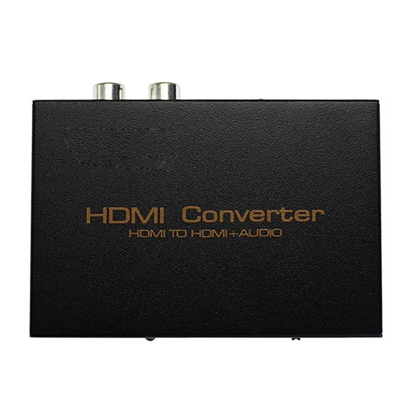HDMI Audio Extractor HDMI to HDMI + Optical TOSLINK SPDIF + Analog RCA LR Stereo Audio Video Splitter Converter for Bluray Player Xbox PS3 PS4 Support Full HD3D