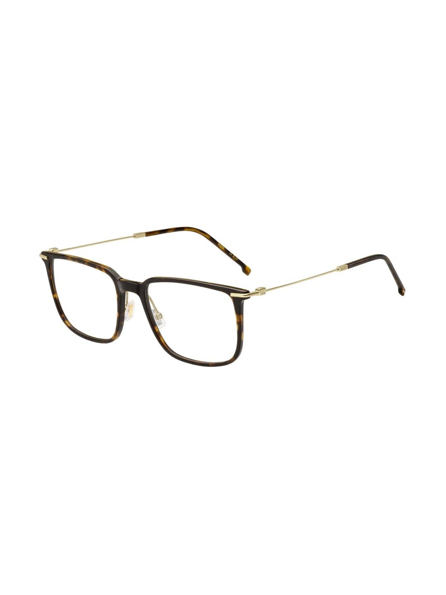 Hugo Boss Brown Square Eye Frames for Men
