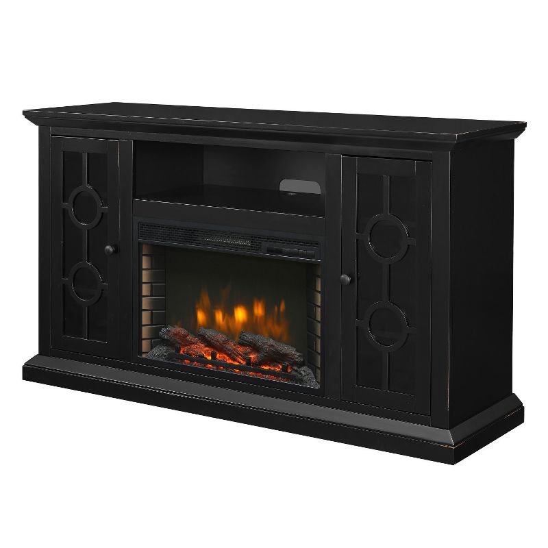 Ashby 58" Media Electric Fireplace Aged Black - Muskoka