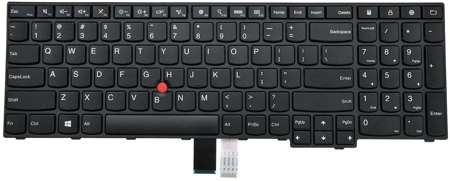 AUTENS Laptop Replacement Keyboard for Lenovo ThinkPad E550 E550c E555 E560 E565 Laptop No Backlight