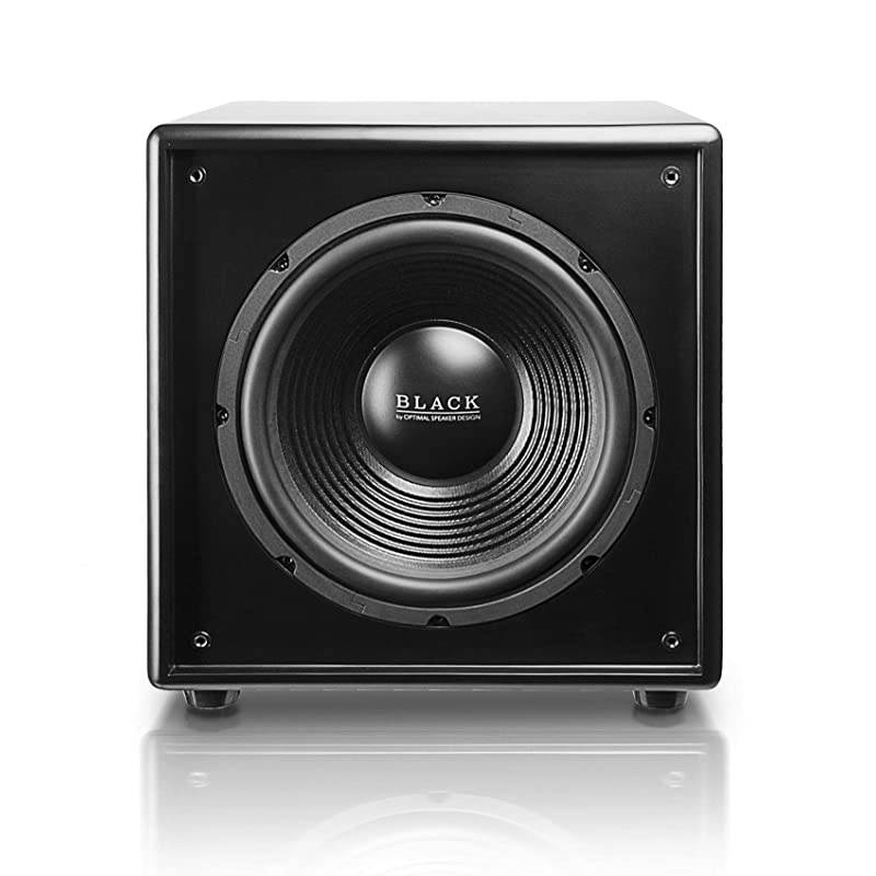 Acoustic 12 Subwoofer Ultra Long Throw Treated Cone, Black Matt Paint Finish