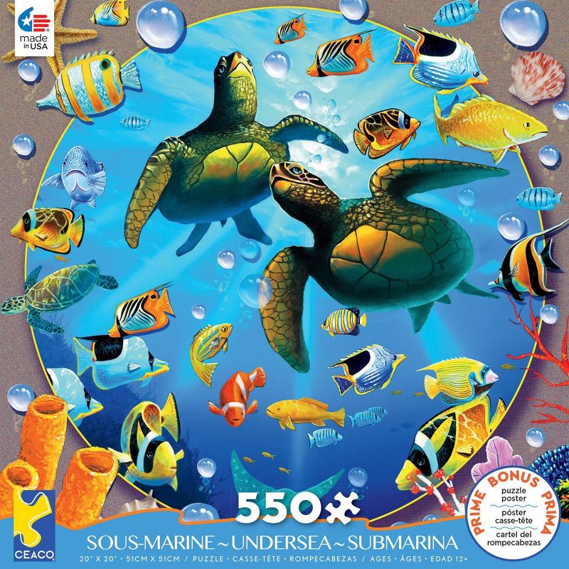 Ceaco Undersea Honu Paradise Jigsaw Puzzle - 550pc