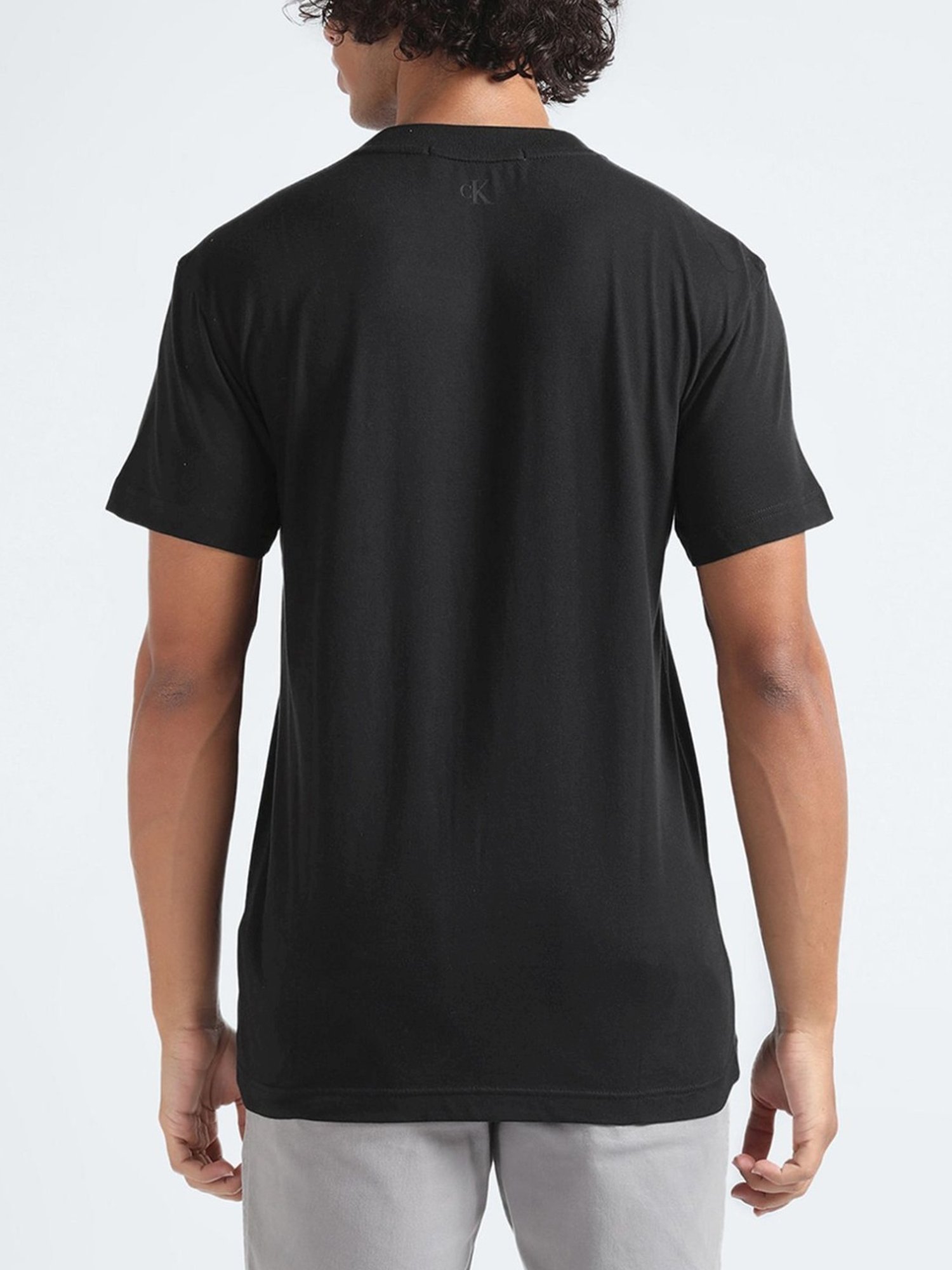 Calvin klein Jeans Black Logo Regular Fit T-Shirt
