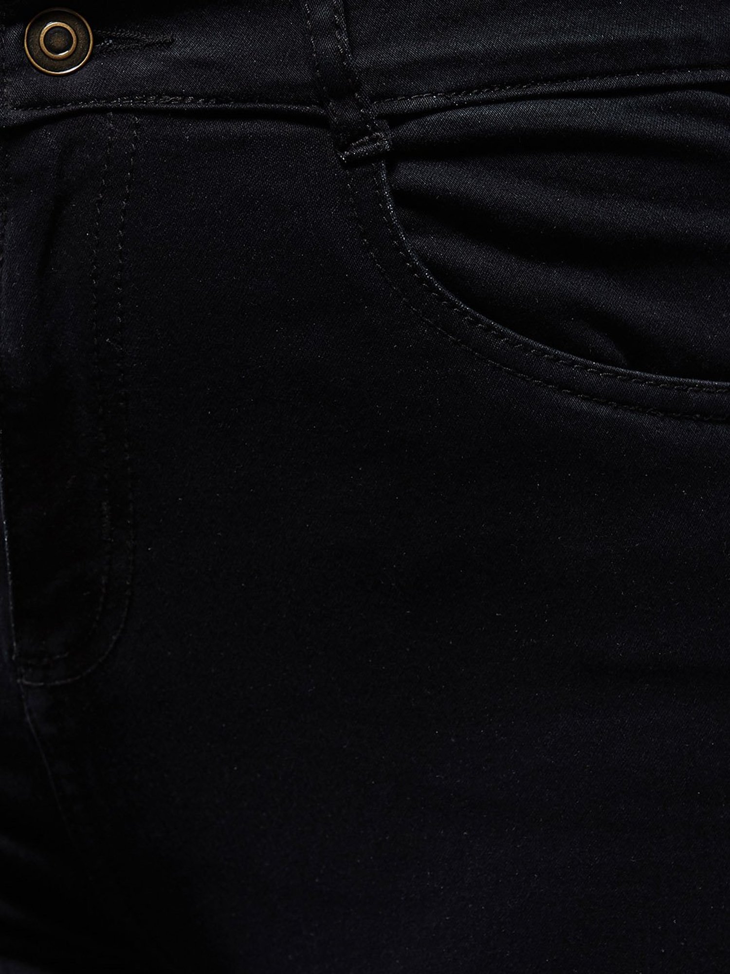 DOLCE CRUDO Black Skinny Fit Jeans