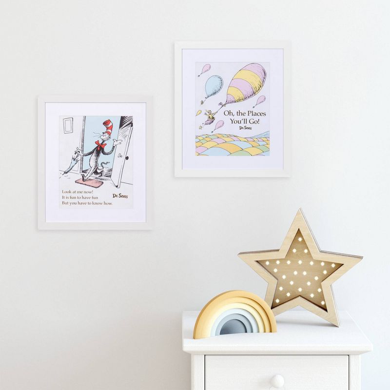 12"x14" Dr. Seuss Oh The Places You'll Go Framed Print Wall Art