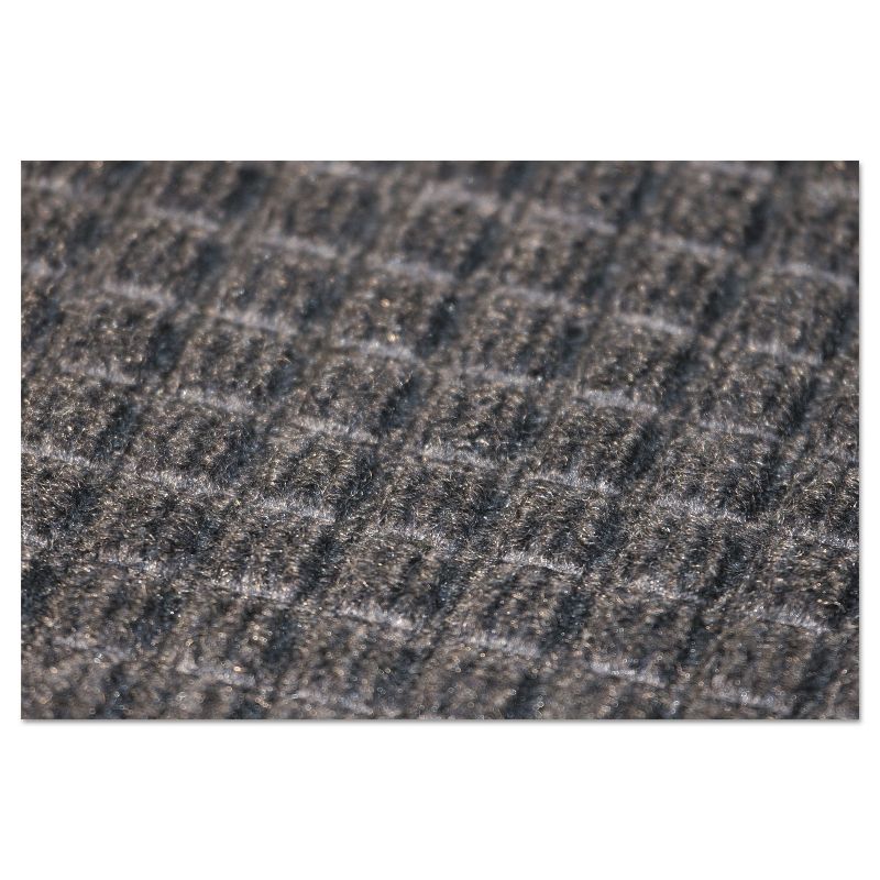 4'x6' Rectangle Solid Floor Mat Black - Guardian