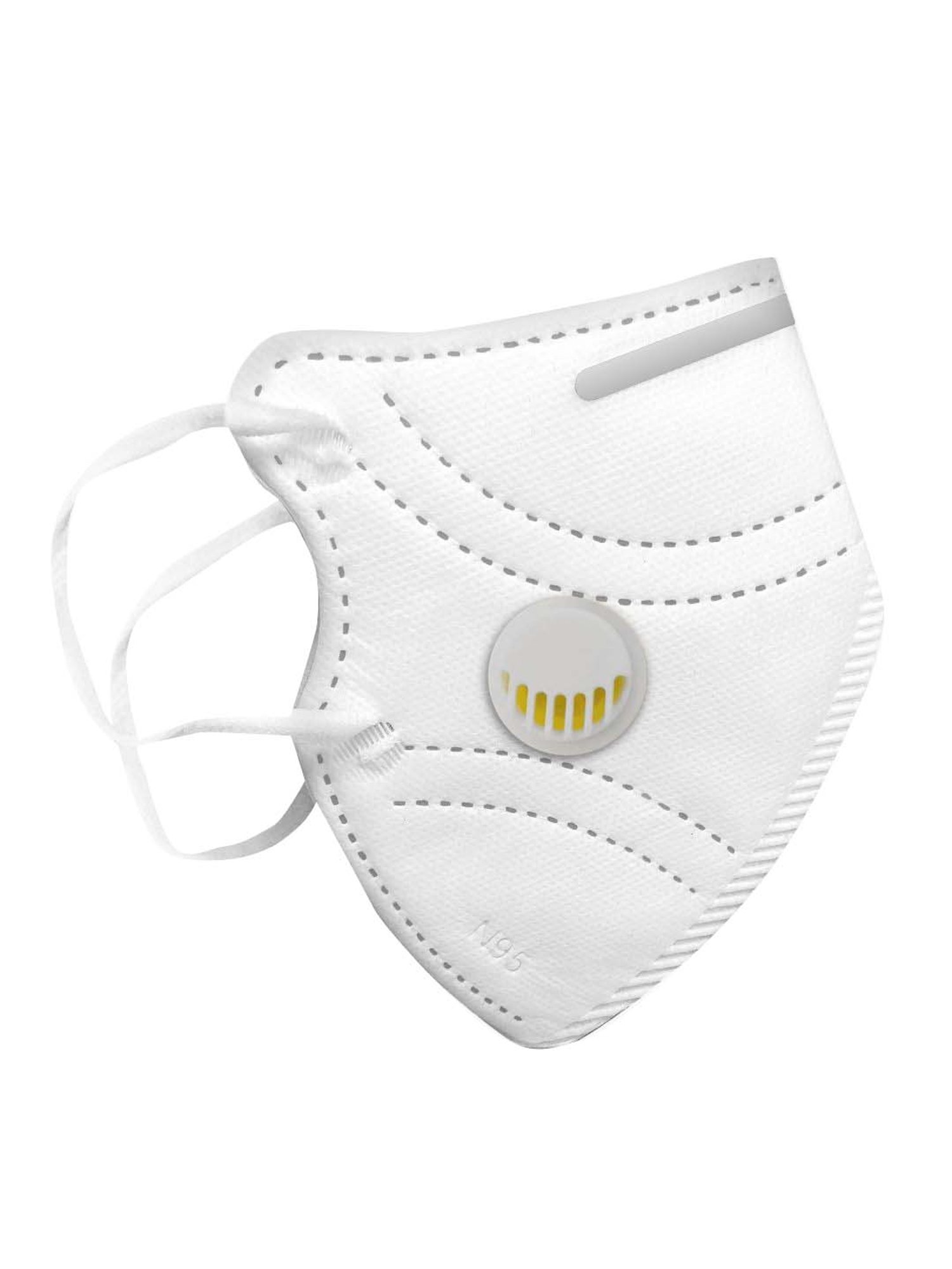 Lioncrown 5 Layered N95 Face Mask with Air Respirator - Pack of 2