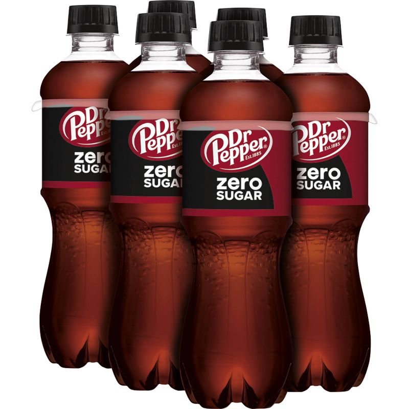 Dr Pepper Zero Sugar - 6pk/16.9 fl oz Bottles