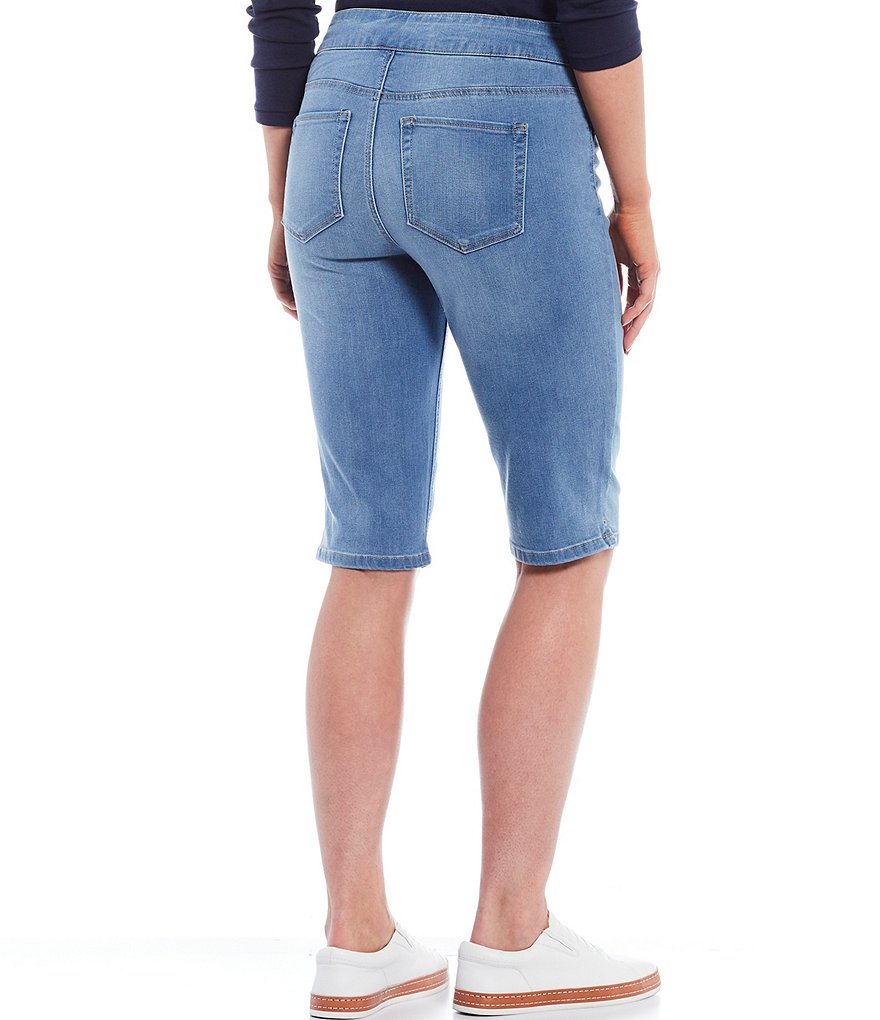 Allison Daley Petite Size True Navy Pull On Bermuda Shorts