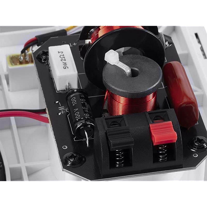 134709 2 Way in-Wall Speakers - 8 Inch (Pair) with Aramid Fiber and Titanium Silk Drivers - Caliber Slim Series