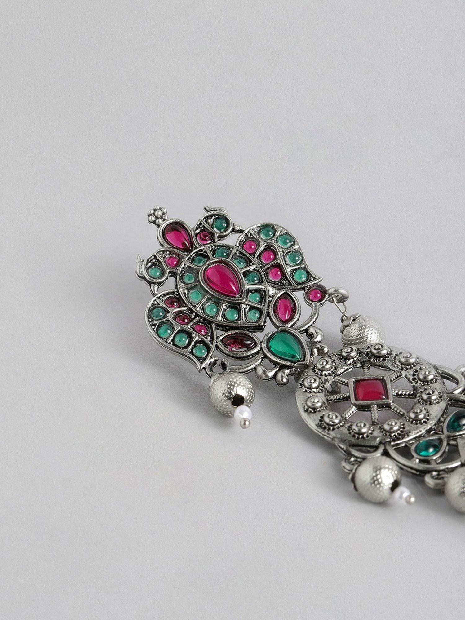 Abdesigns Timeless High Quality German Silver Earrings