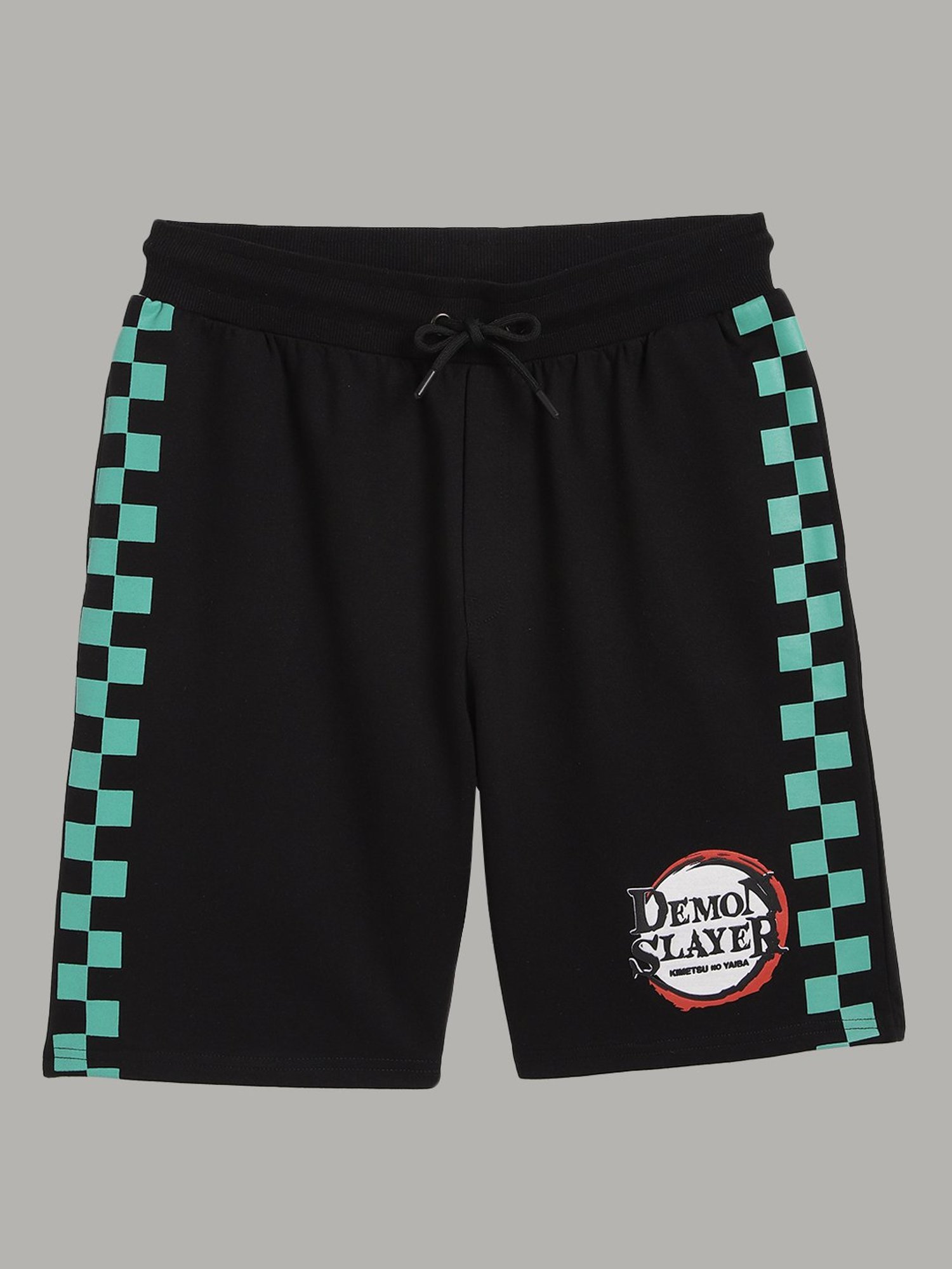 Free Authority Cream & Black Regular Fit Printed T-Shirt & Shorts Set