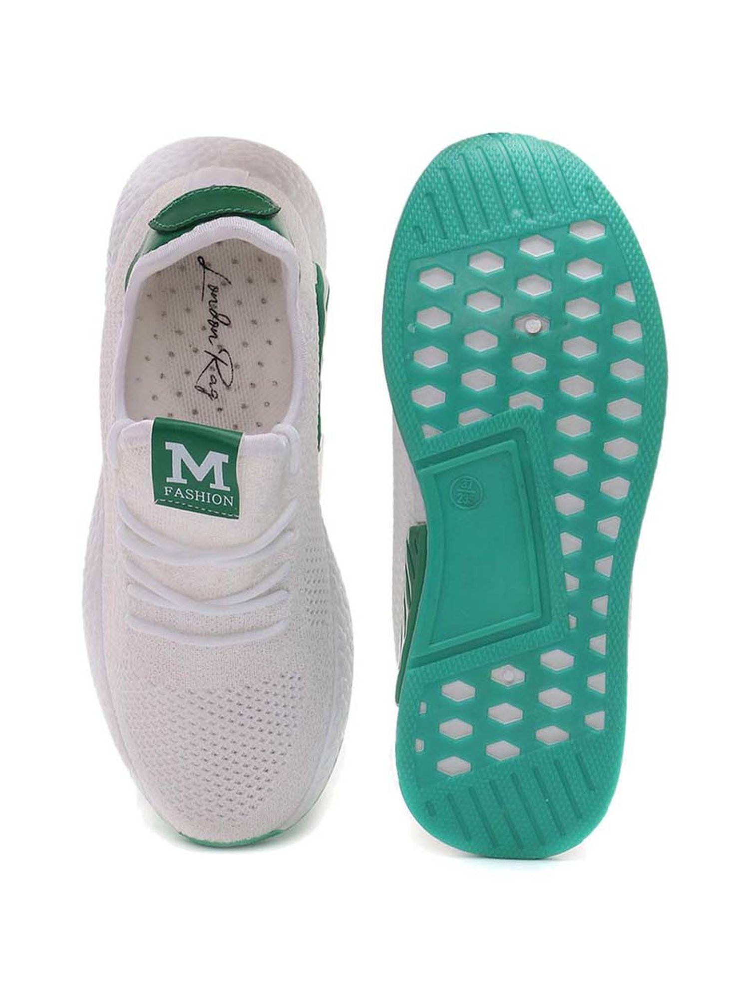 London Rag Women's White Running Shoes