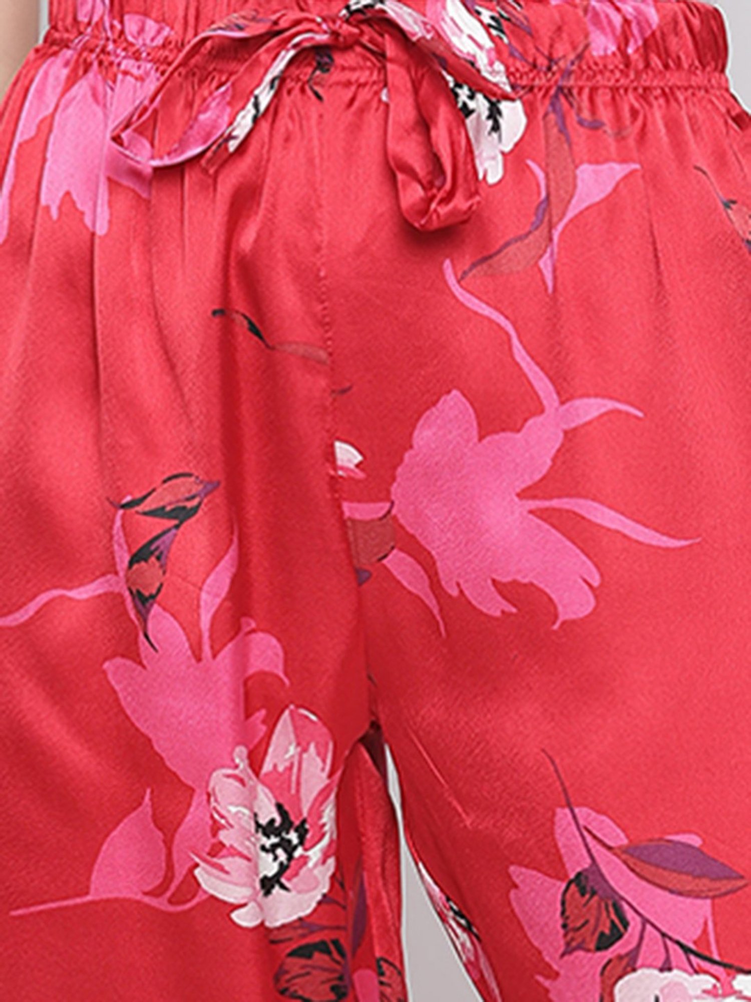Oxolloxo Pink Floral Print Pyjamas
