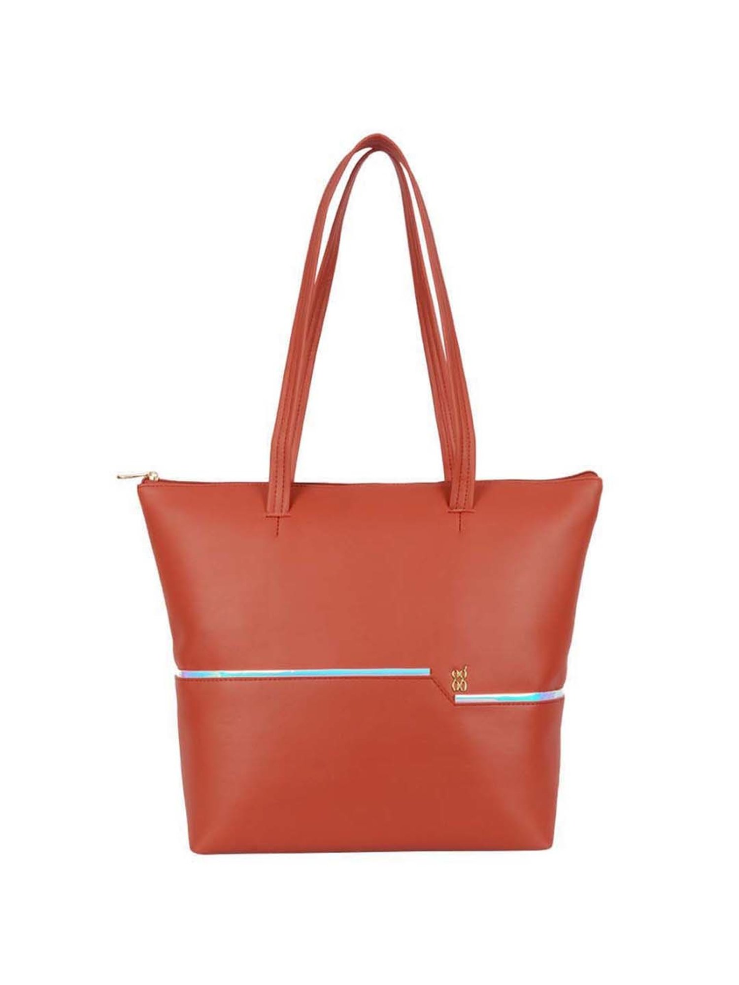 Baggit Red Solid Large Tote Handbag