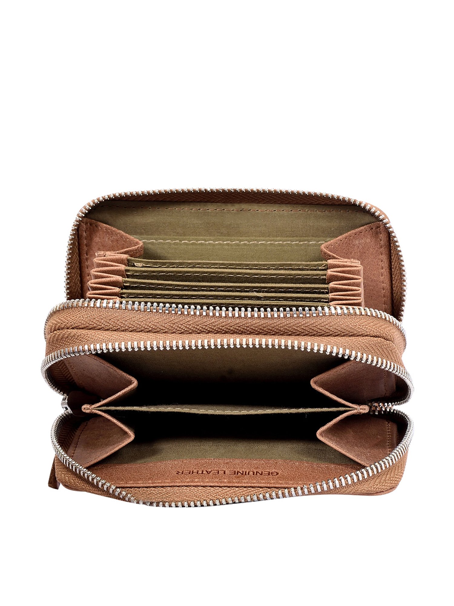 Eske Brown Leather Wallet for Women