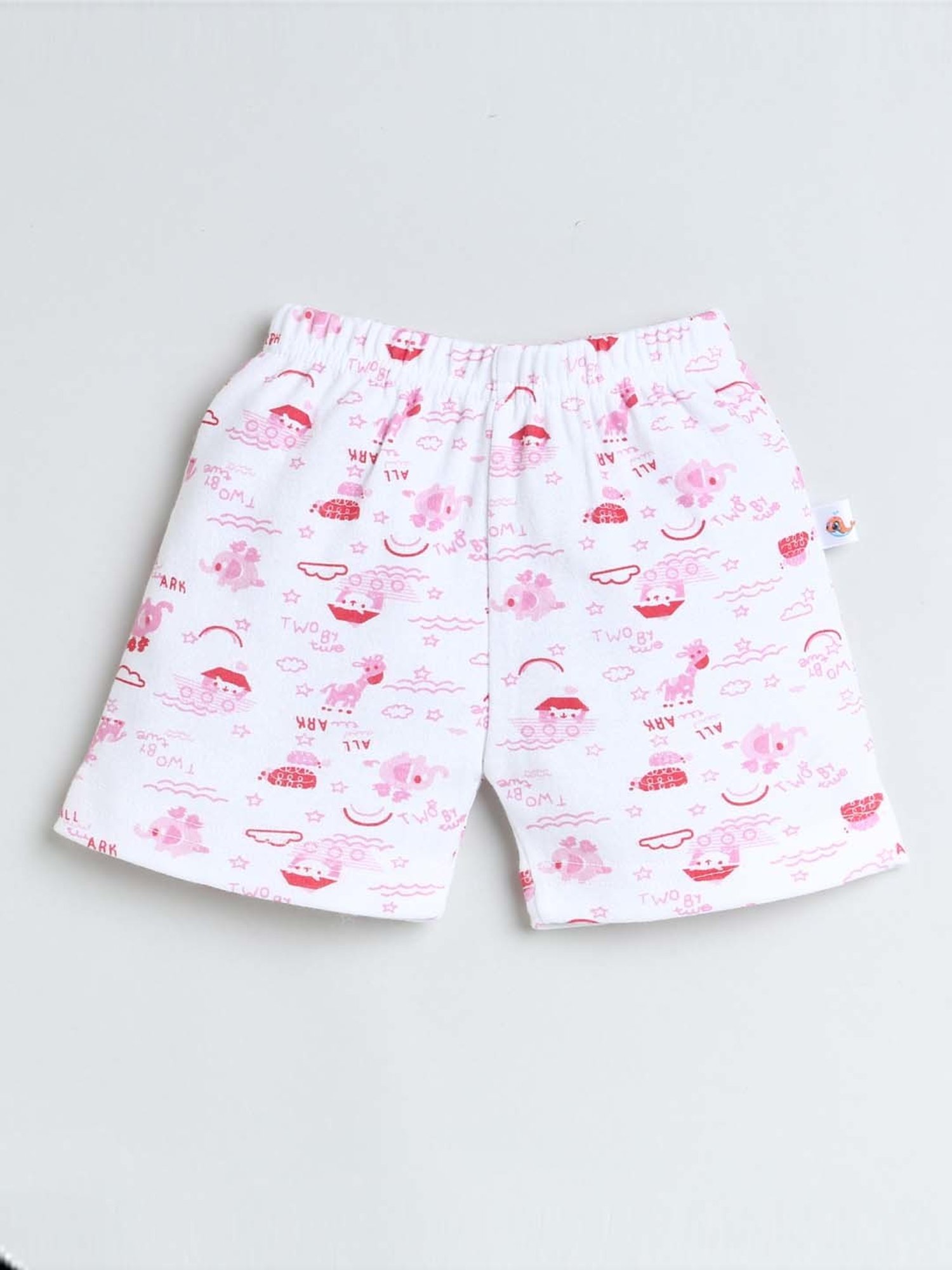 Bumzee Kids Multicolor Cotton Printed Shorts (Pack of 4)