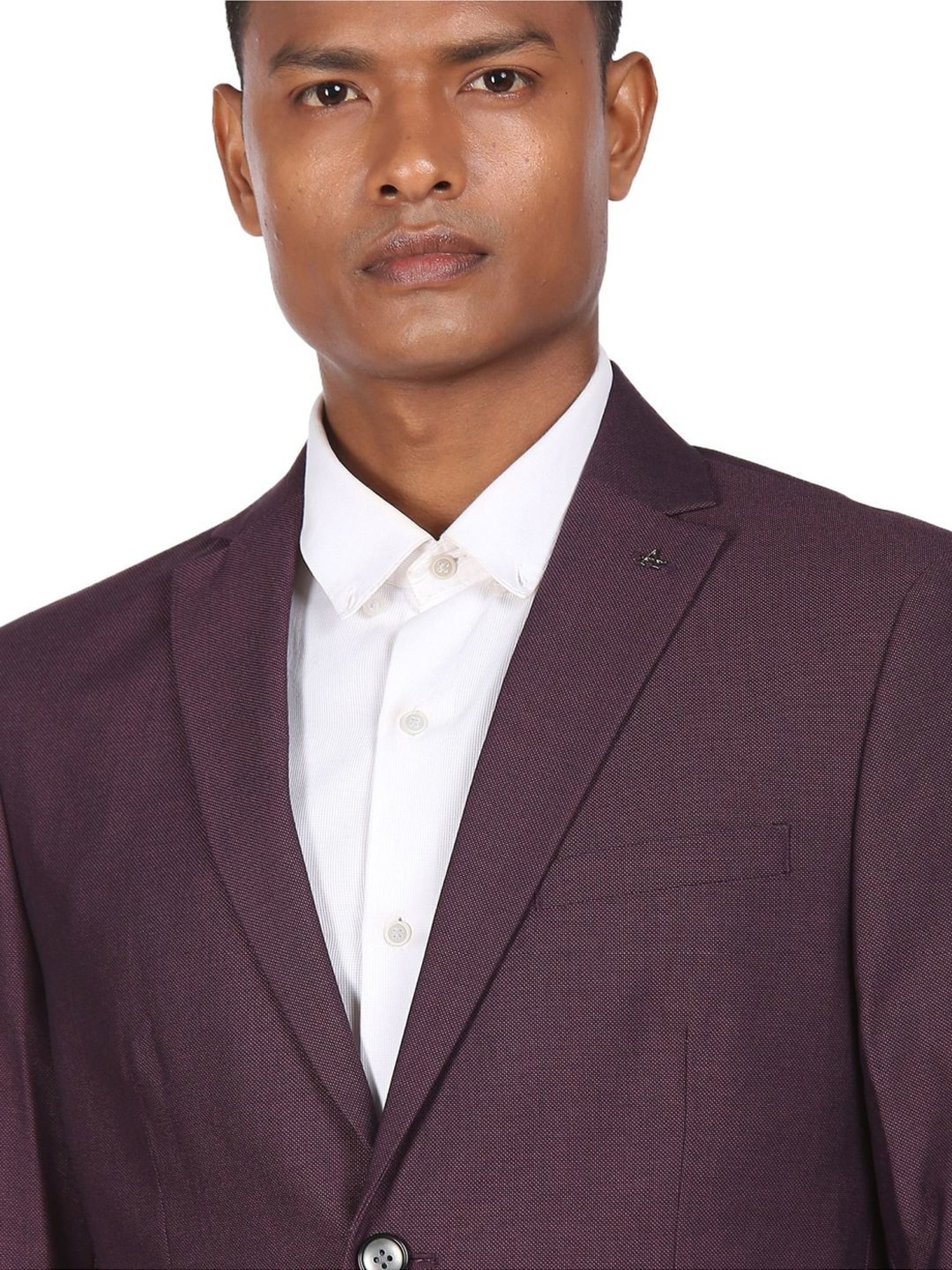 Parx Black Regular Fit Two Piece Suit