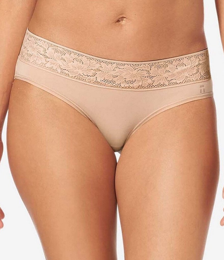 Tommy John Lace Waist Second Skin Brief Panty
