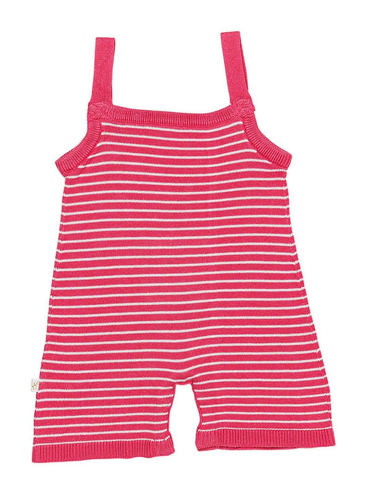 H by Hamleys Infants Boys Pink Self Dungaree
