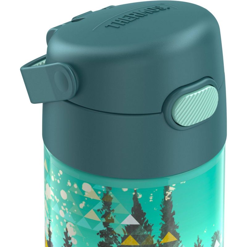 Thermos 12oz FUNtainer Water Bottle with Bail Handle - Evergreen Trees