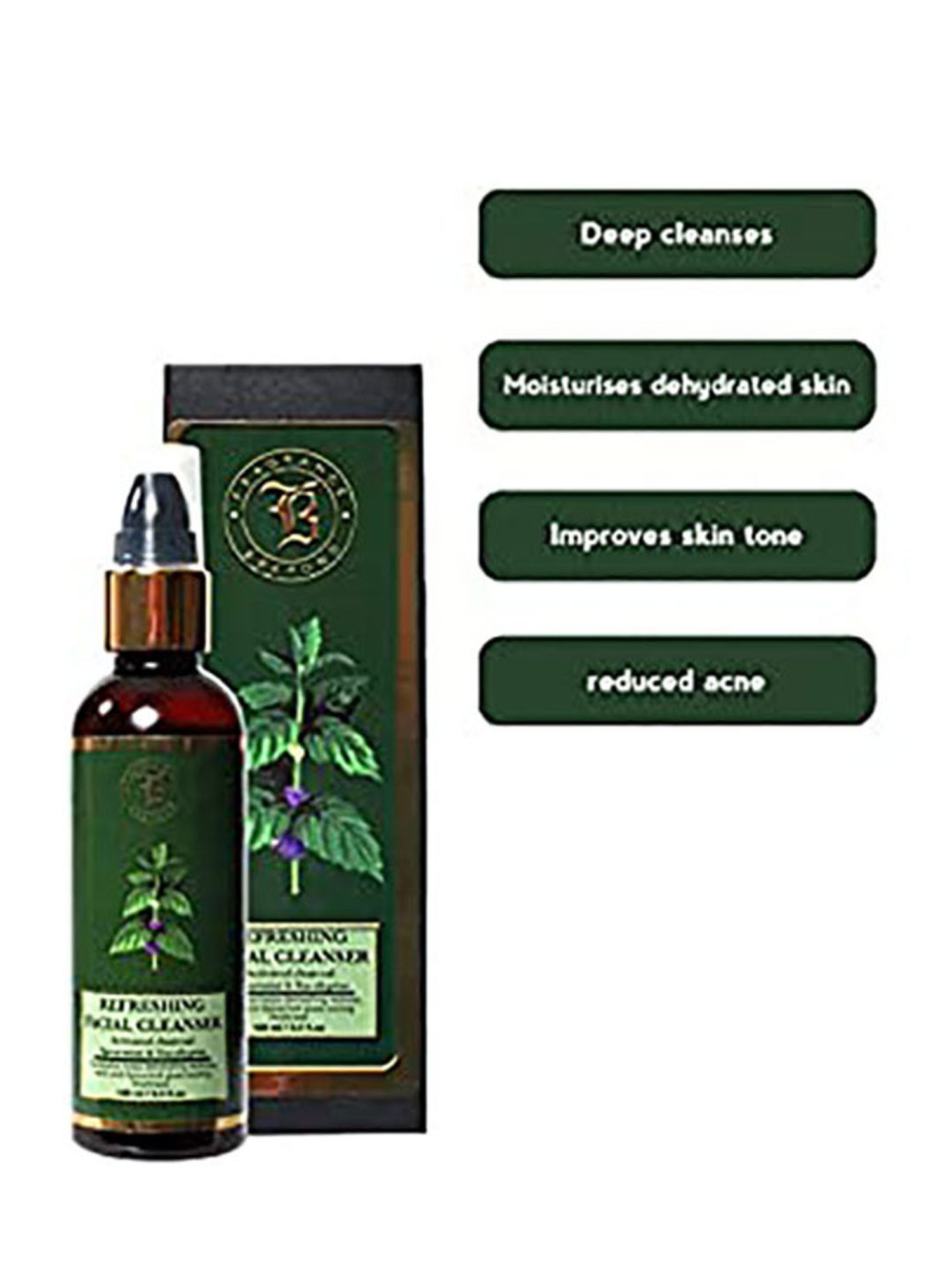 Fragrance & Beyond Aromatherapy Spearmint & Eucalyptus Facial Cleanser - 100 ml