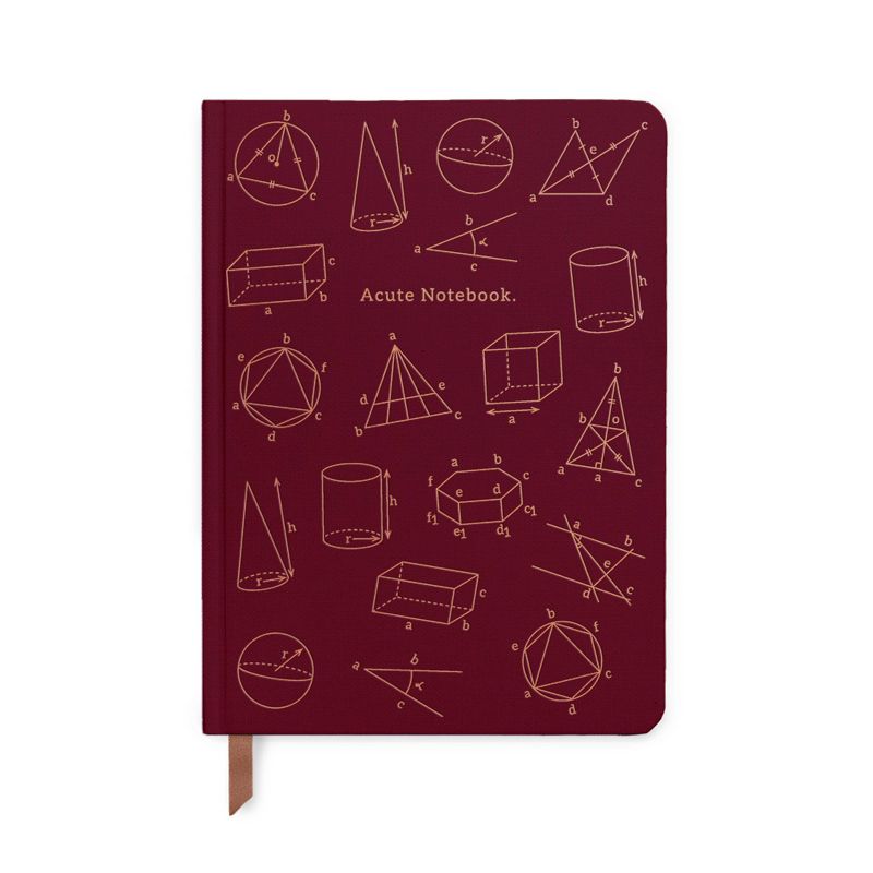 Hardcover Cloth Journal 5" x 7" Acute Red - Designworks
