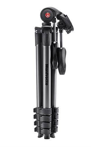 Manfrotto 5-Section Compact Advanced Aluminum Tripod, 6.61lbs Capacity, Black