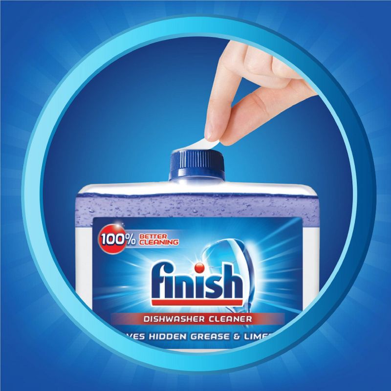 Finish Liquid Dishwasher Machine Cleaner - 8.45oz