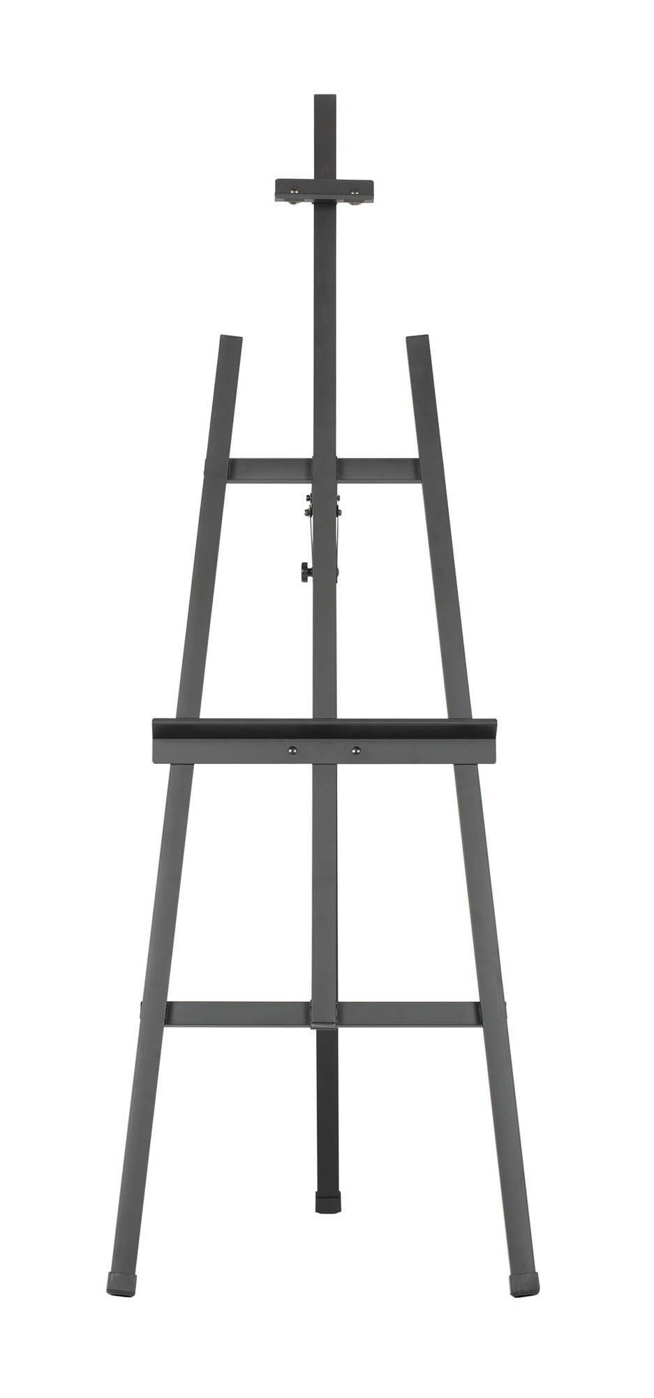 Studio Designs Portable Multipurpose Heavy-Duty Metal, Museum Display Art Tripod Easel for Large Canvases  (68" H) - Black