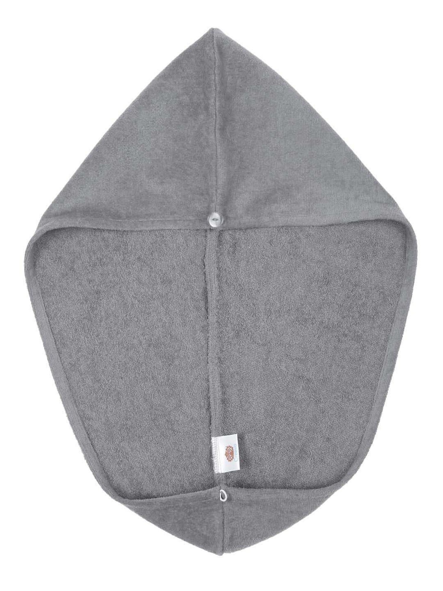 Creeva Luxury Charcoal Cotton 380 GSM Hair Wrap