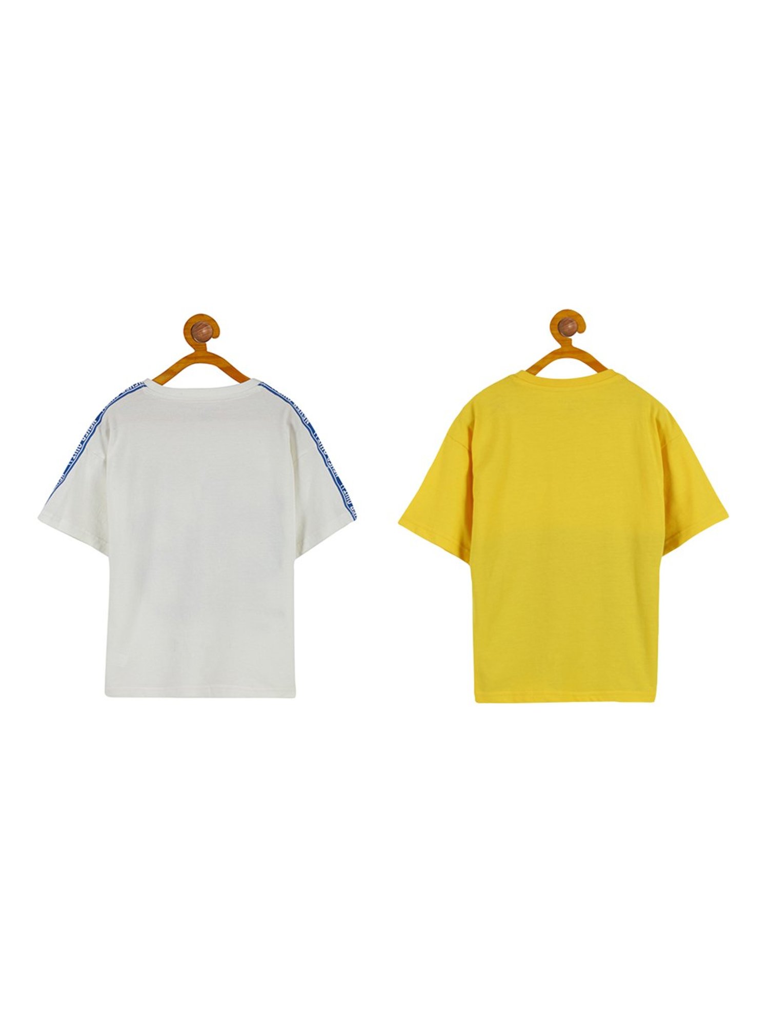 Plum Tree Boys Multicolor Printed T-Shirt (Pack Of 2)