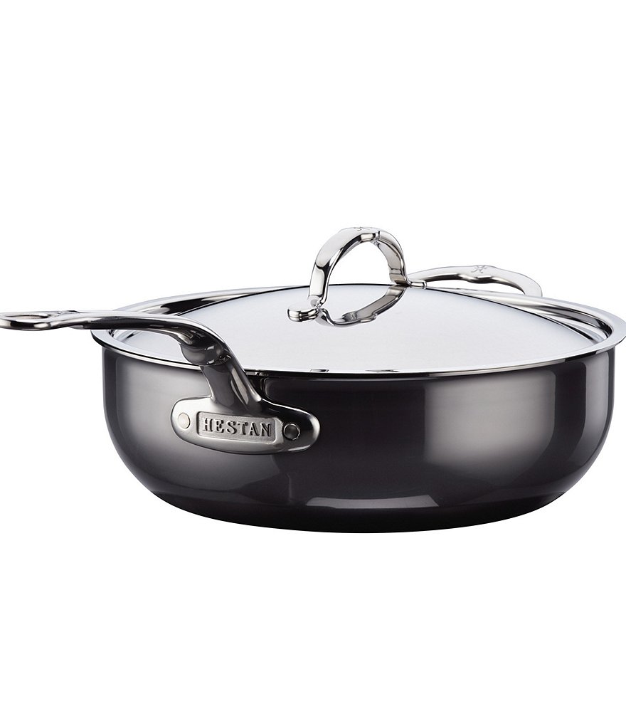 Hestan NanoBond Titanium Stainless Steel Essential Pan, 5 Quart