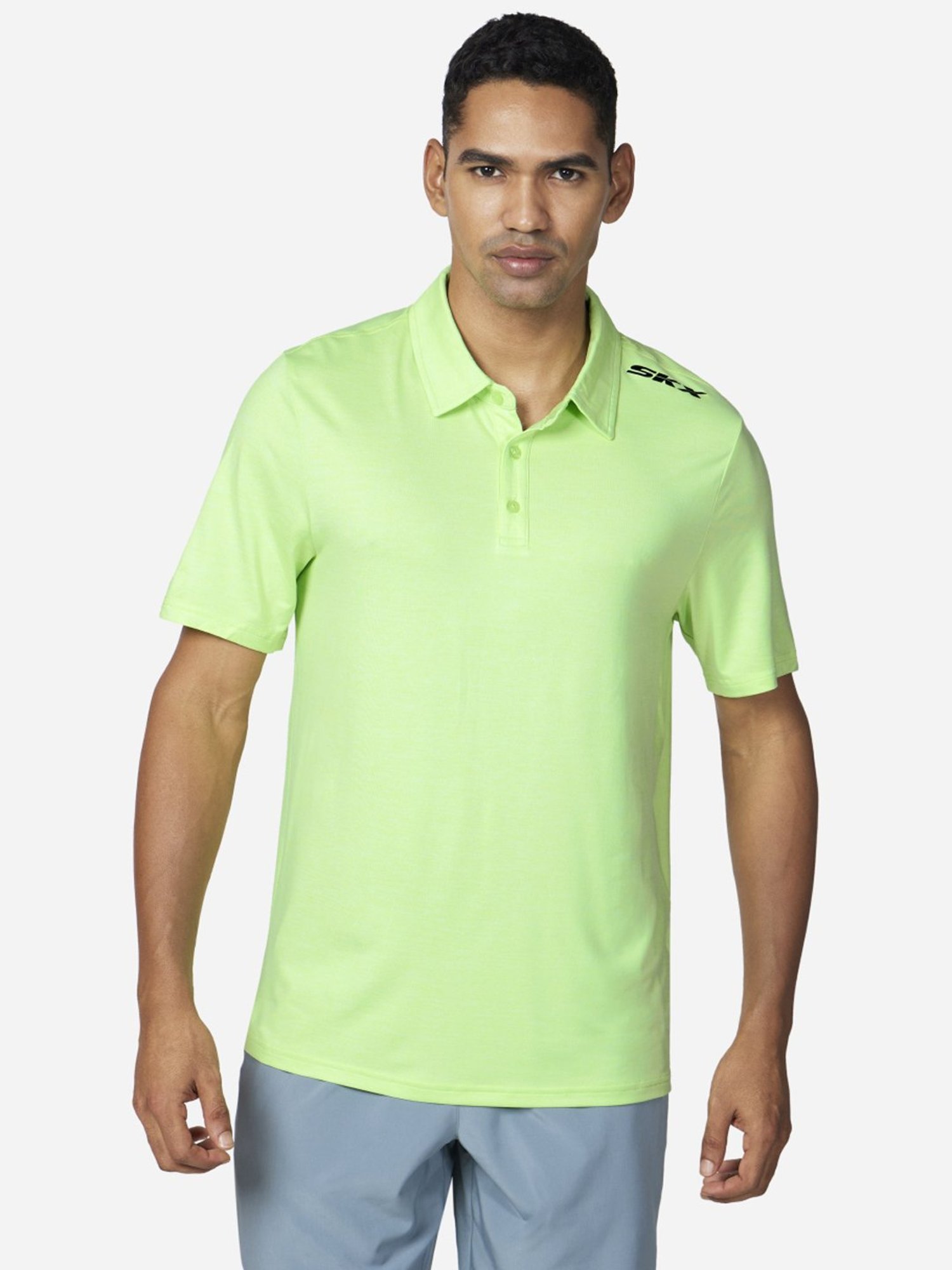 Skechers Green Regular Fit Polo T-Shirt