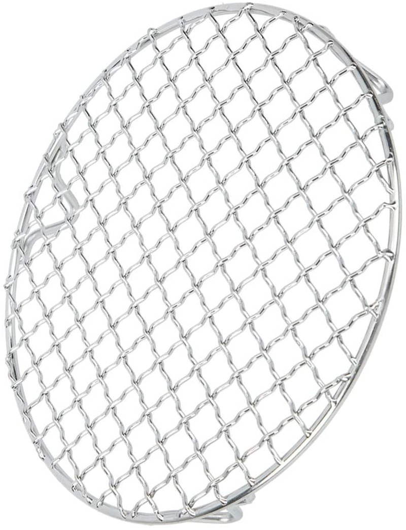 SOONHUA Multipurpose Stainless Steel Baking Wire 18Cm Mesh Grill BBQ Net for Outdoor Camping Barbecue Barbecue Steaming Rack Fryer