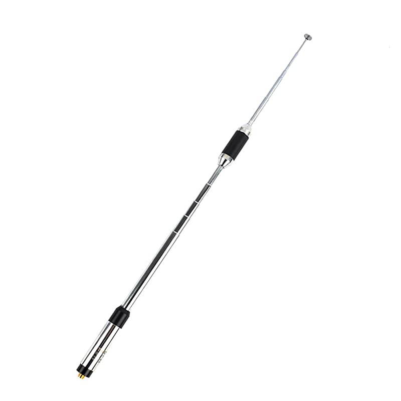 RH770 SMAFemale Telescopic Handheld Ham Radio Antenna 2m 70cm VHF UHF Replacement Extendable Antenna High Gain fit Kenwood TK360 TK370 TK3200 Walkie Talkie