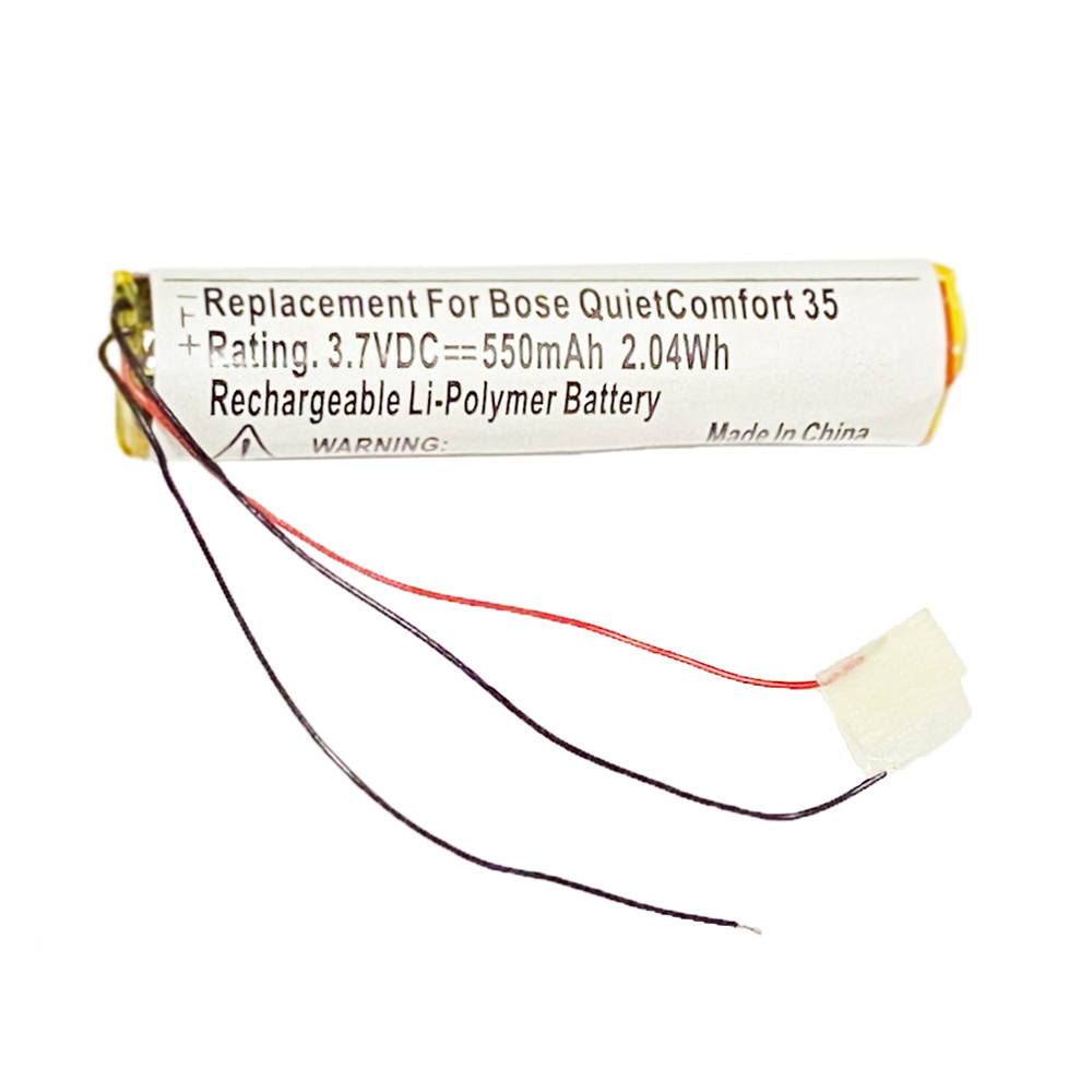 MPF Products 550mAh AHB110520CPS, MH10048-H8 Battery Replacement Compatible with Bose QC35, QC35 II, QuietComfort 35, QuietComfort 35 II Wireless Noise Cancelling Headphones