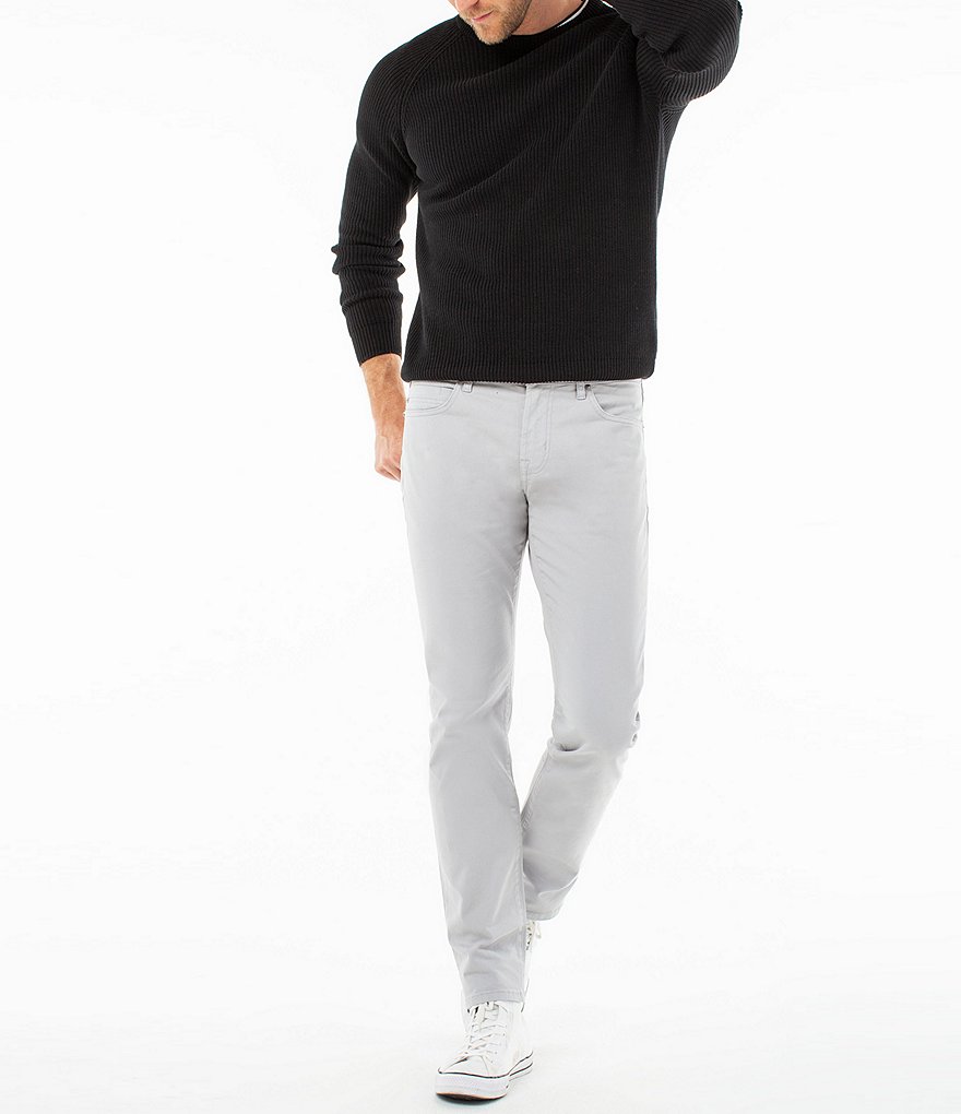 Liverpool Los Angeles Kingston Modern Slim-Straight Twill Pants