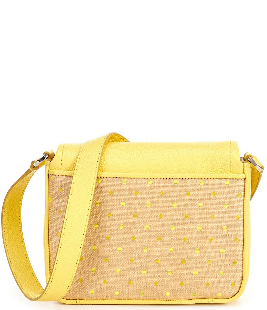 kate spade new york Run Around Raffio Dot Large Flap Crossbody Bag