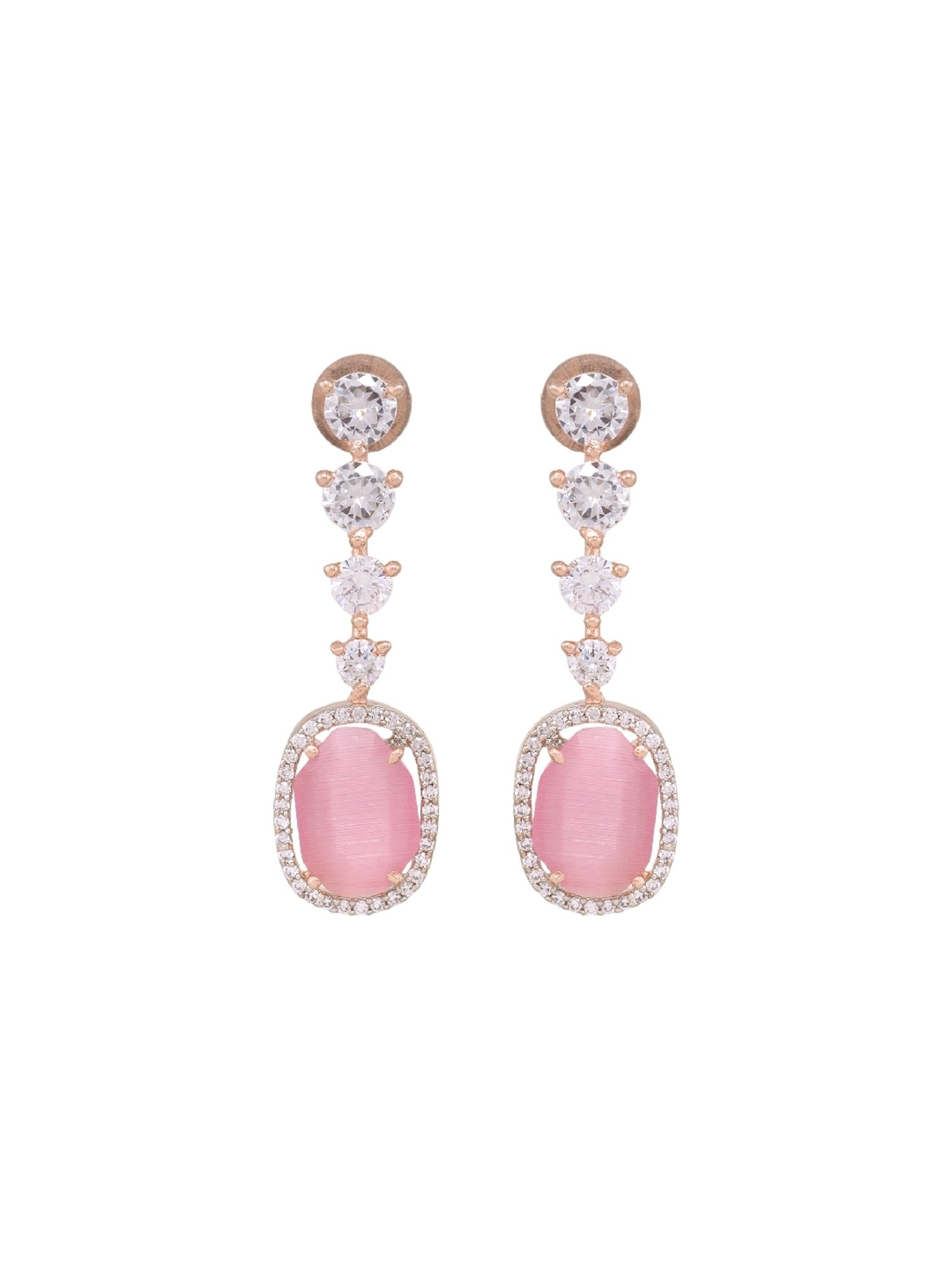 Saraf RS Jewellery Gulabi drop Earrings for Women & Girls