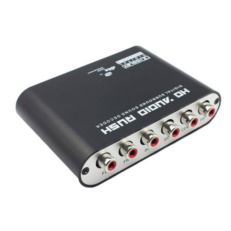 Digital DTS AC3 Optical to Analog 5.1CH HD Audio Sound Decoder SPDIF Coaxial