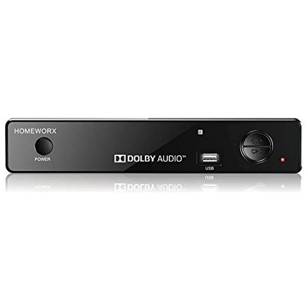MEDIASONIC  HW-150PVR Homeworx ATSC Digital TV Converter Box w/ Media Player & Recording PVR Function (Black) - New