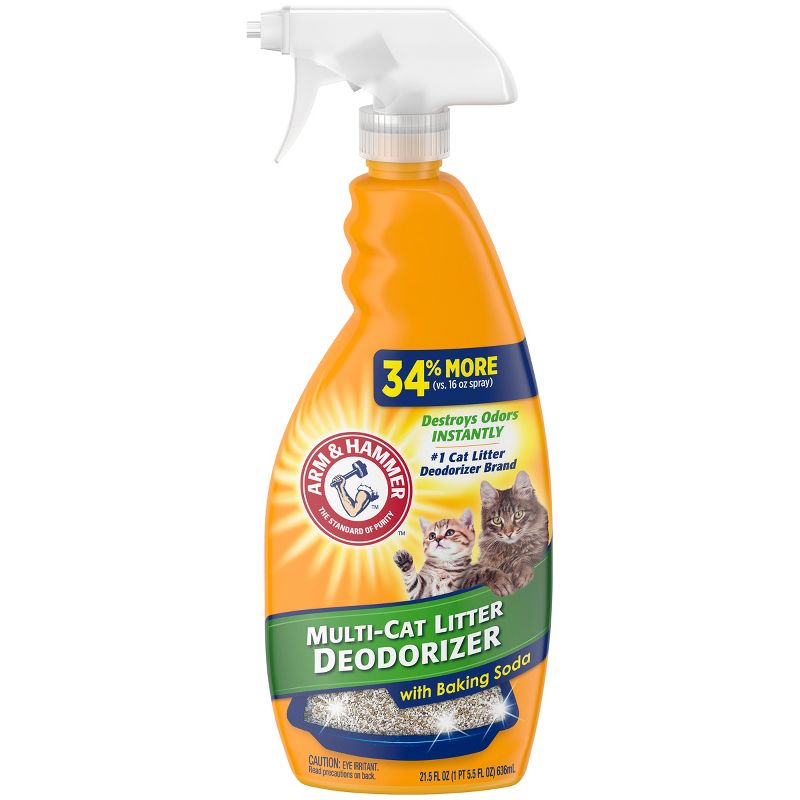 Arm & Hammer Multi-Cat Litter Deodorizer with Baking Soda - 16oz